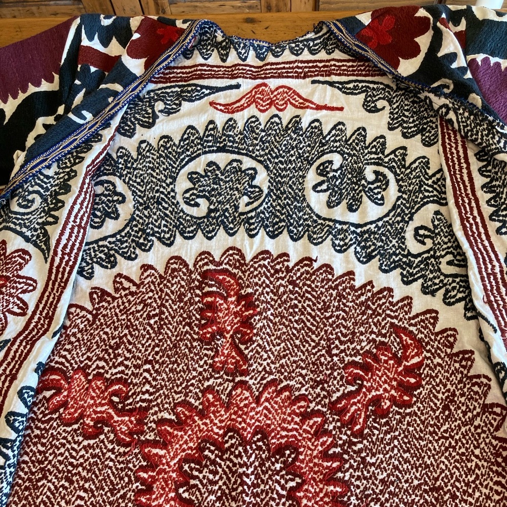 Suzani Hand Embroidered Coat - Picture 10 of 10